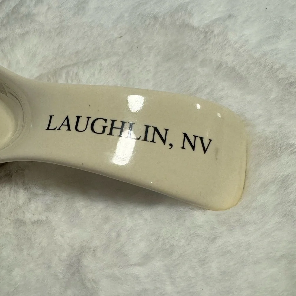 Vintage Laughlin Nevada Kokopelli Native American Ceramic Spoonrest Souvenir SW